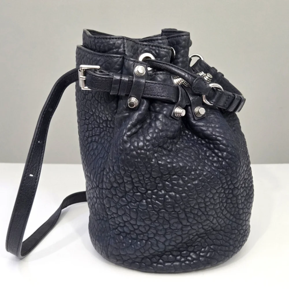 ALEXANDER WANG DIEGO BUCKET SHOULDER BAG NEPTUNE BLUE